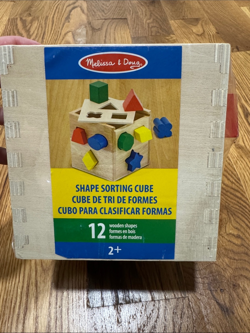 NWT Melissa & Doug Shape Sorting Cube
